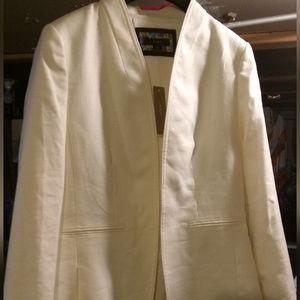 J.Crew white women Blazer size 2